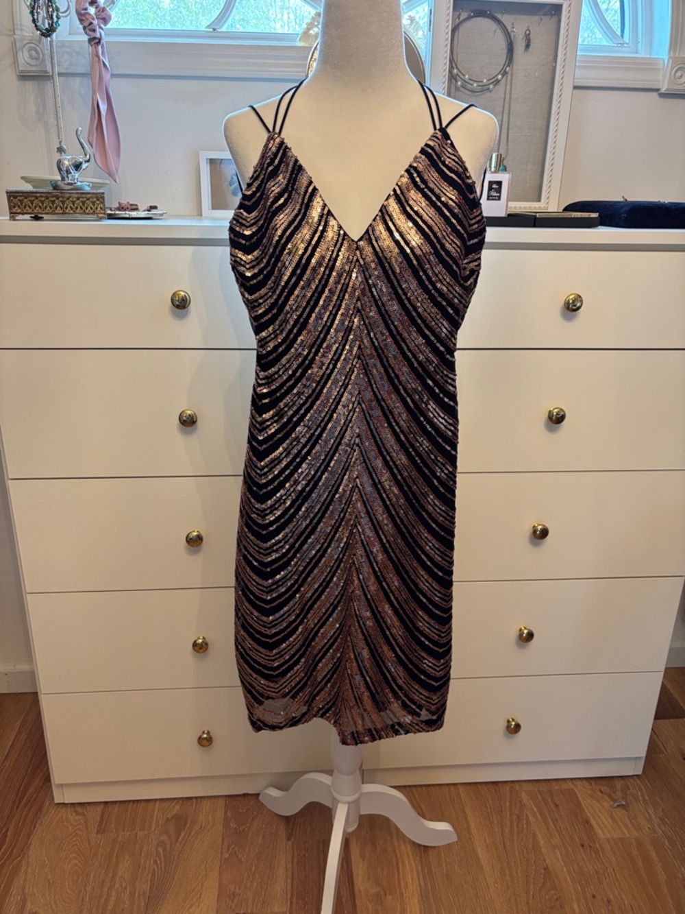Sequin mini dress